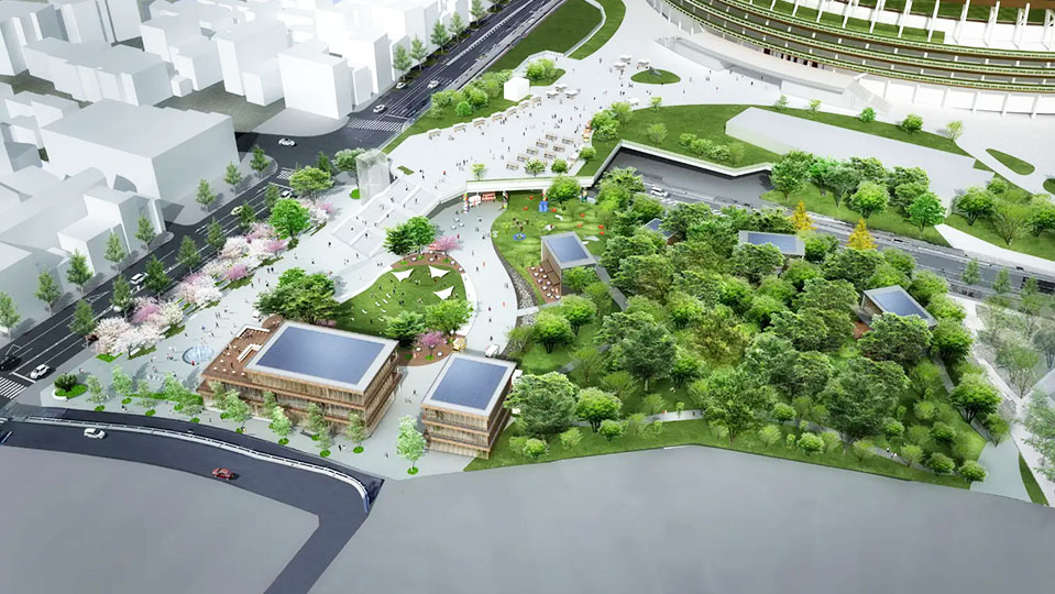 Participation in Tokyo's first Park-PFI project, Meiji Metropolitan Park